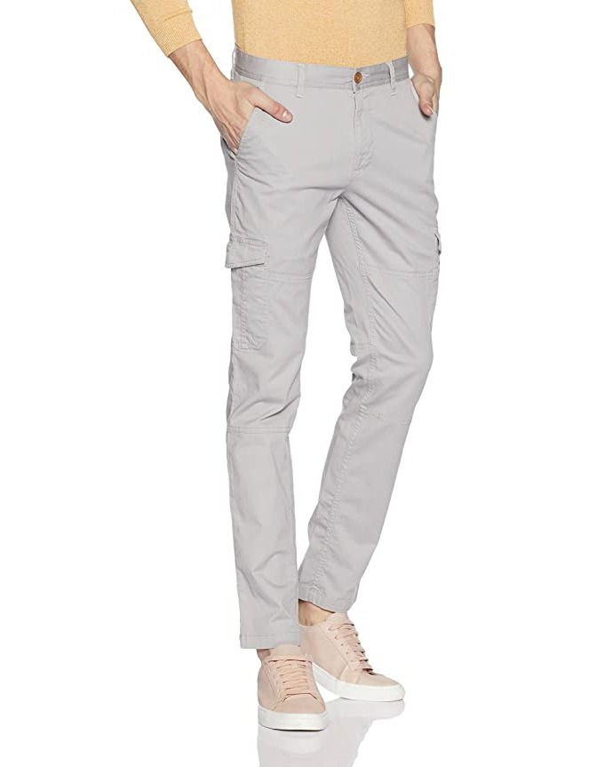 Generic Symbol Men's Slim Stretch Casual Trouser